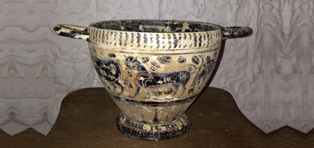 Vaso Skiphos corinzio alt 11x14 230